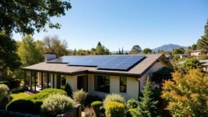 solar on california home