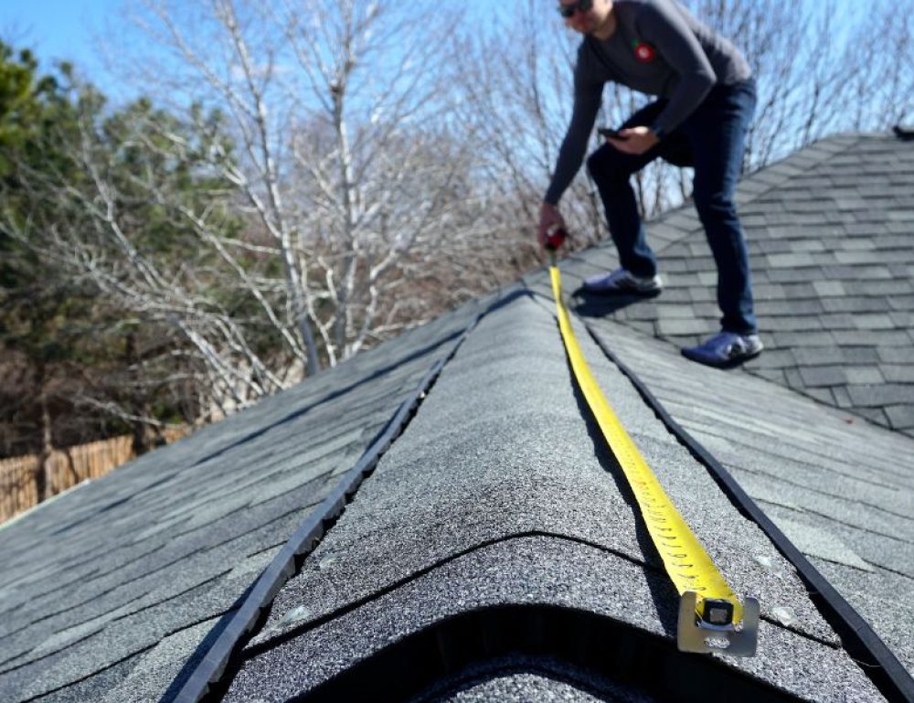 measuring roof